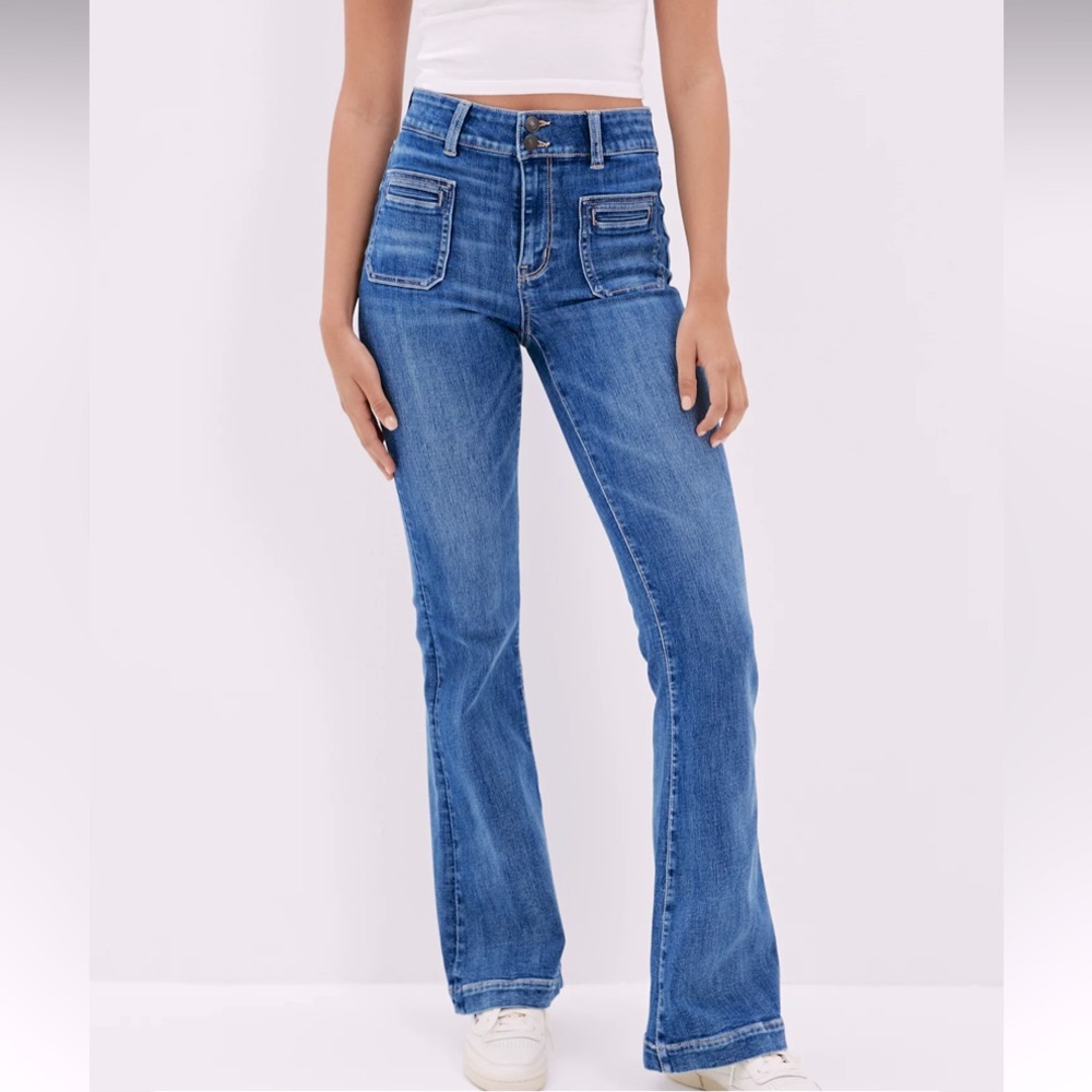 American Eagle Next Level Super High-Waisted Flare Jean